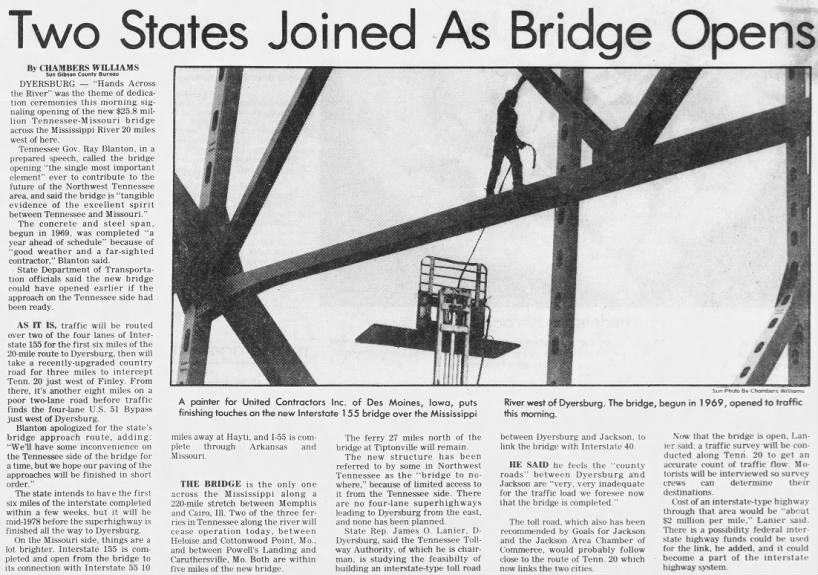 Two States Joined As Bridge Opens