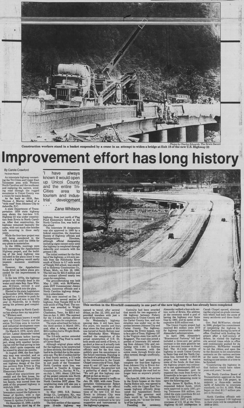Improvement effort has long history