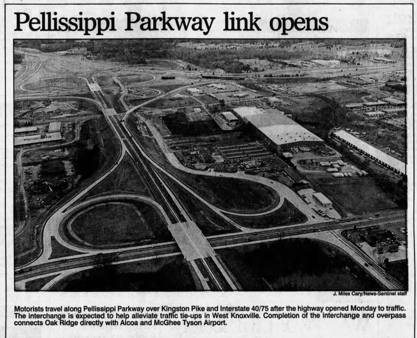 Pellissippi Parkway link opens