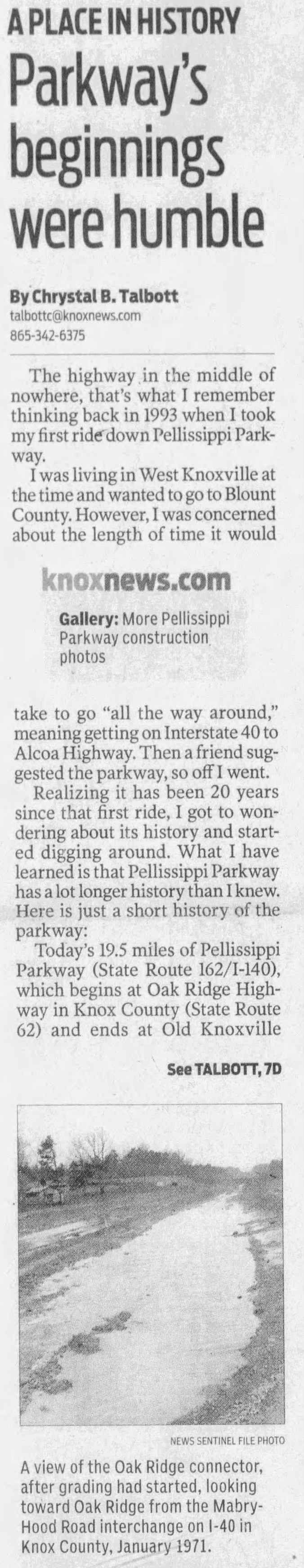 Parkway's beginnings were humble