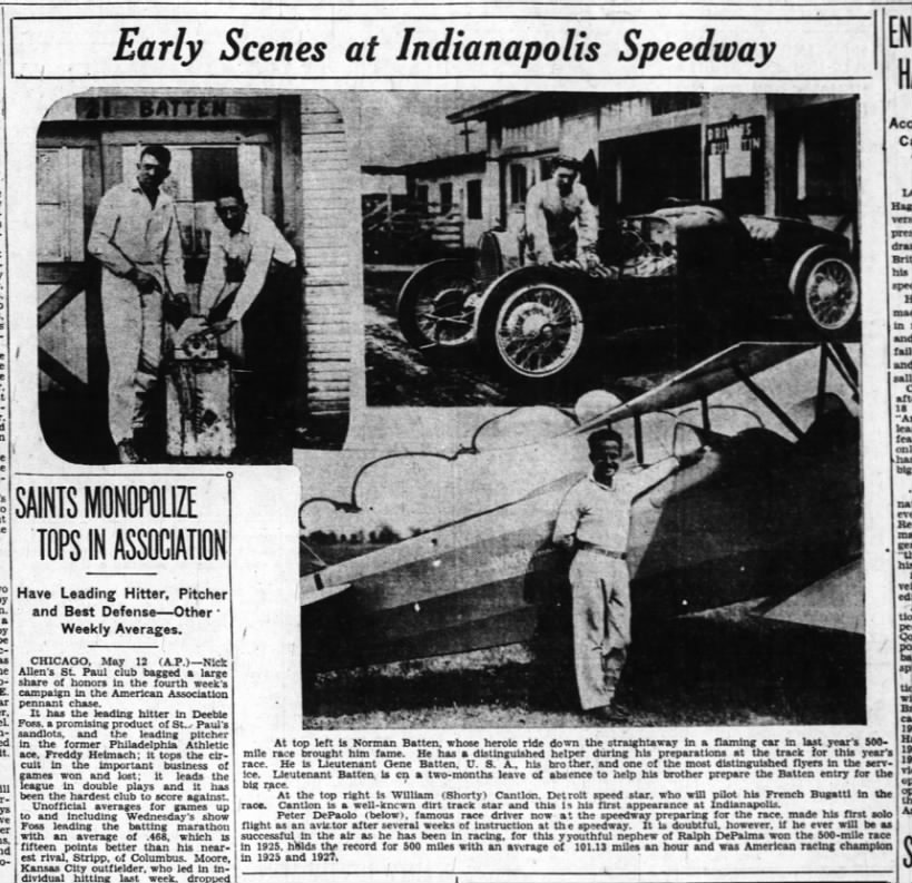 1928 Indianapolis 500 Practice