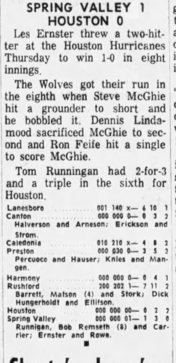 Steve McGhie May 15 , 1964