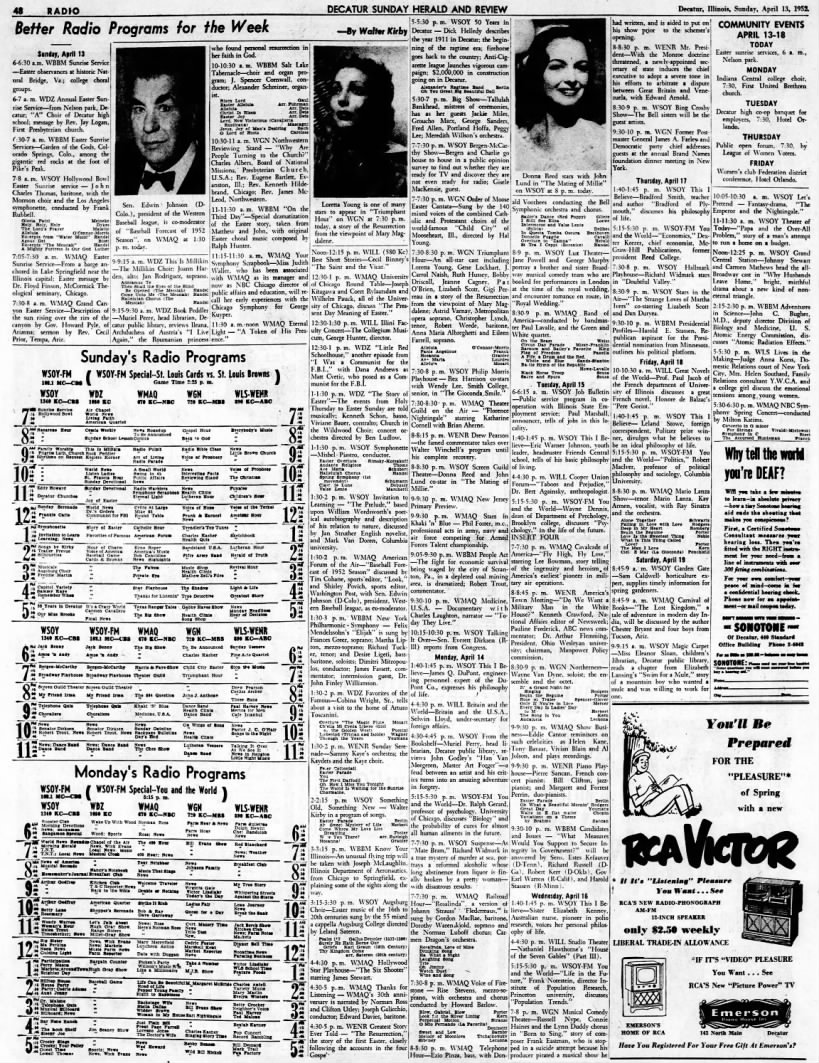 Decatur Daily Review April 13, 1952