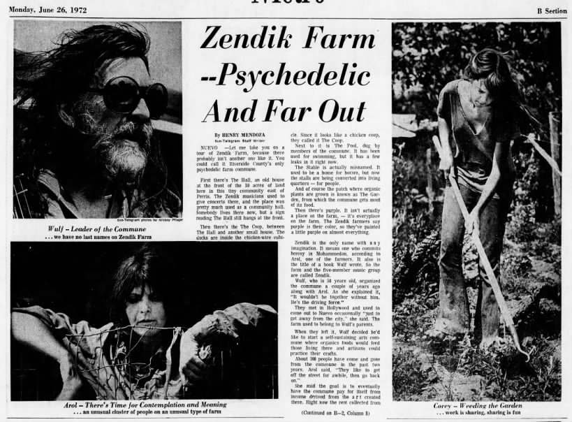 Zendik Farm -- Psychedelic And Far Out