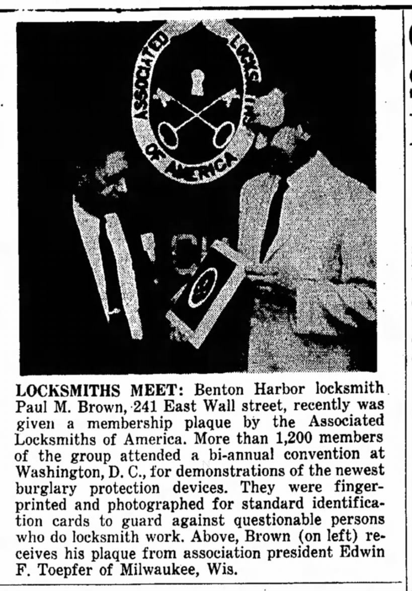 Locksmiths Meet in Washington, DC (Associated Locksmiths of America)