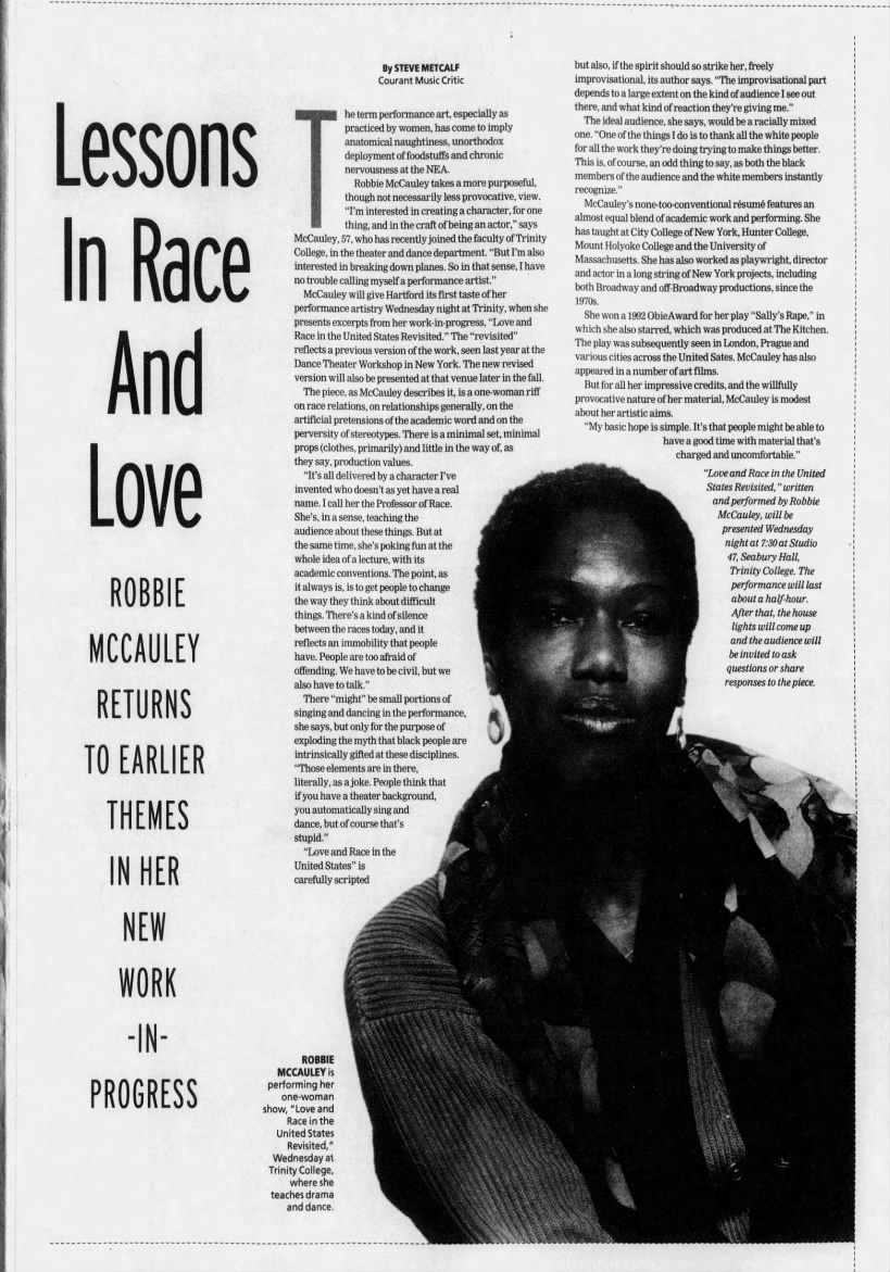 Lessons in Race and Love/Steve Metcalf