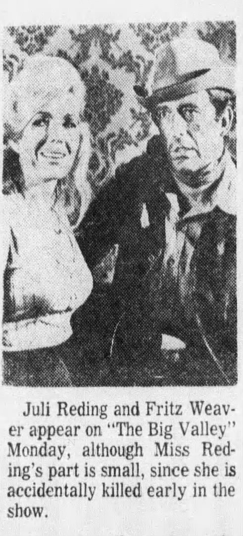 Juli Reding and Fritz Weaver
