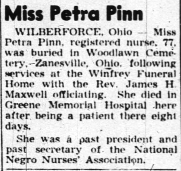 Obituary for Petra Pinn (Aged 77)