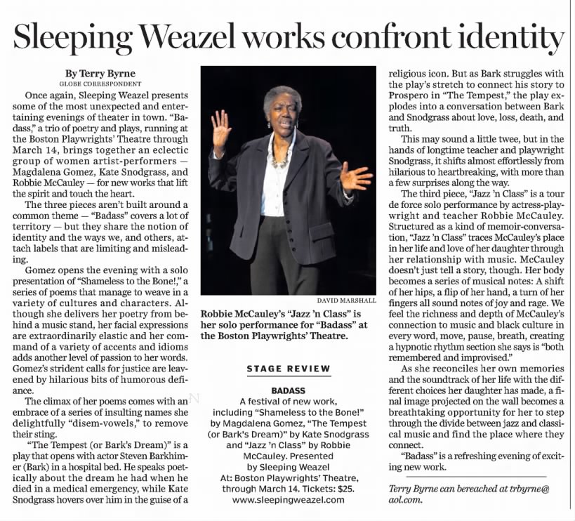Sleeping Weazel works confront identity/Terry Byrne