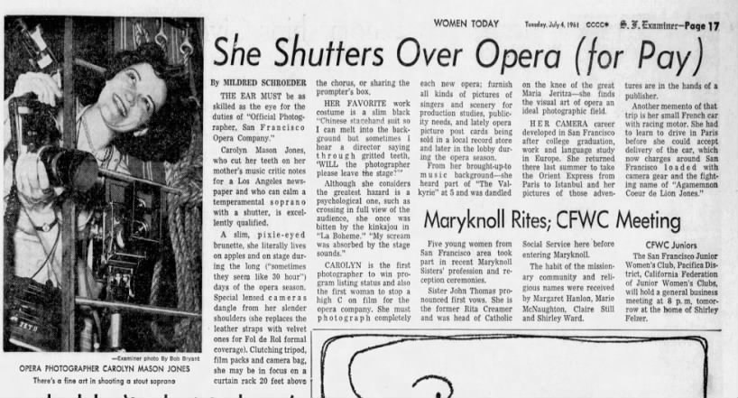 She Shutters Over Opera (for Pay)/Mildred Schroeder