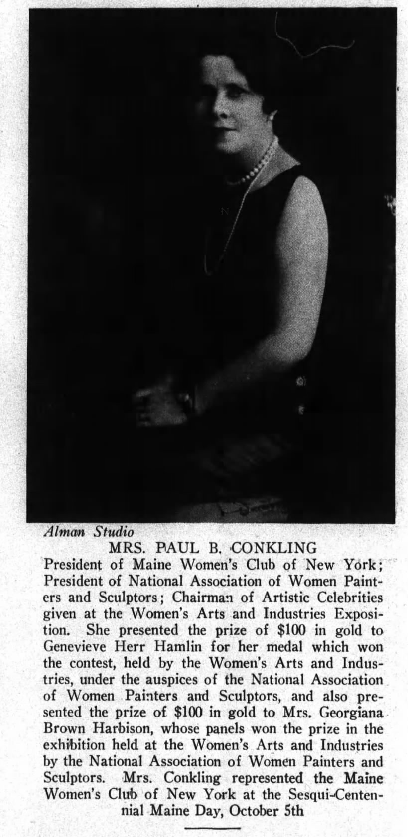Mabel Conkling portrait (1926).