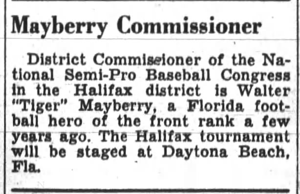 Mayberry Commissioner