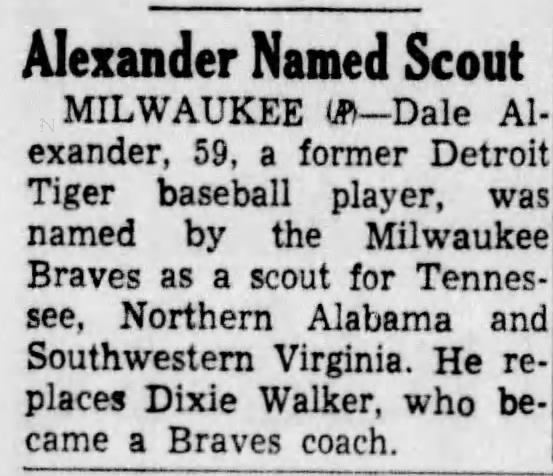 Alexander Named Scout