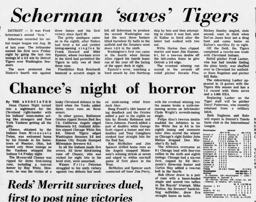 Scherman 'saves' Tigers