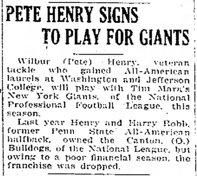 Pete Henry Signs To Play For Giants