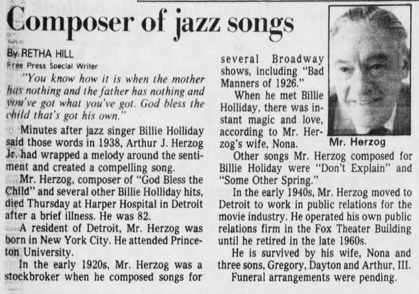 Composer of jazz songs