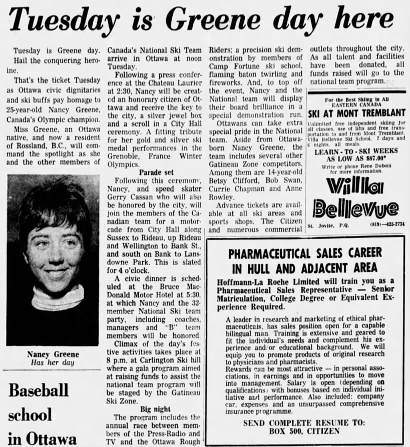 Tuesday is Greene day here