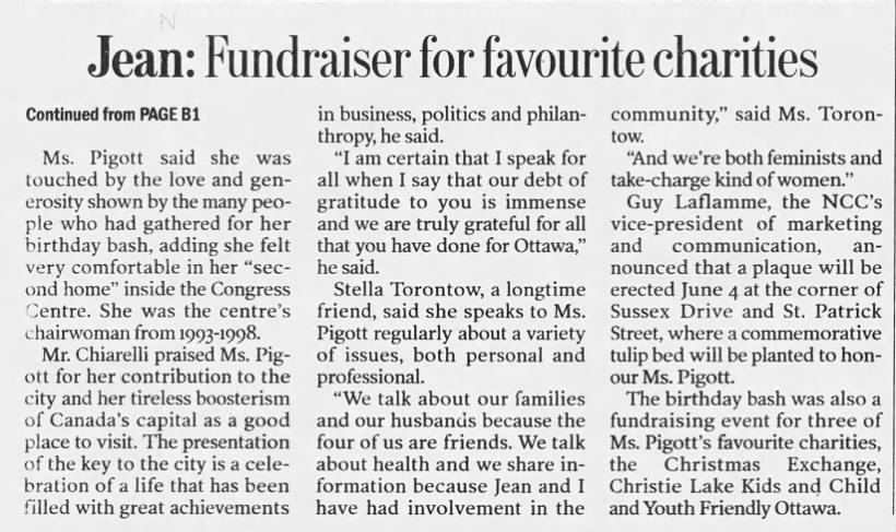 Jean: Fundraiser for favourite charities