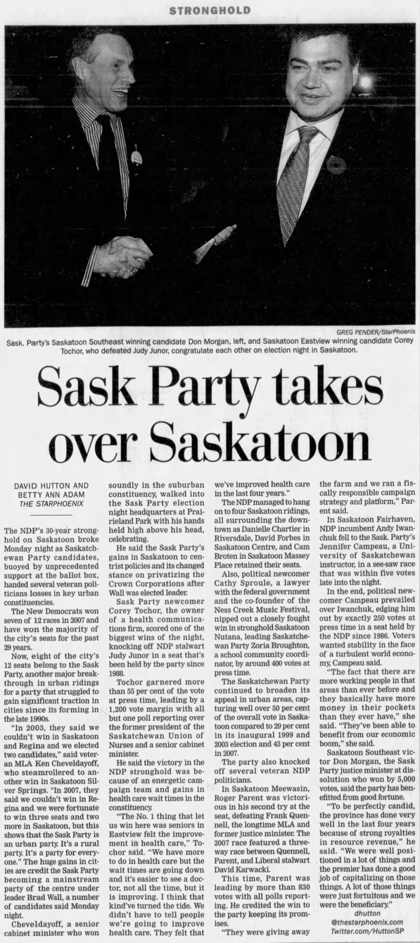 Sask Party takes over Saskatoon