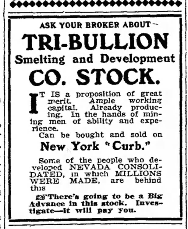 Tri-Bullion Stock Ad. 