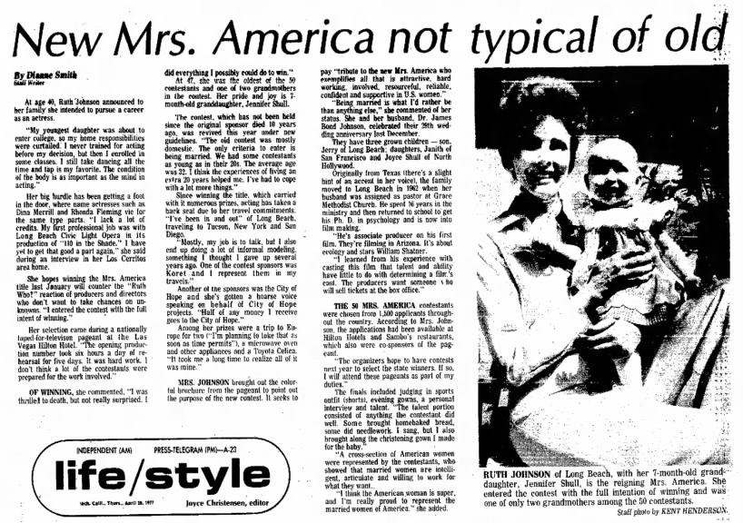 New Mrs. America not typical of old