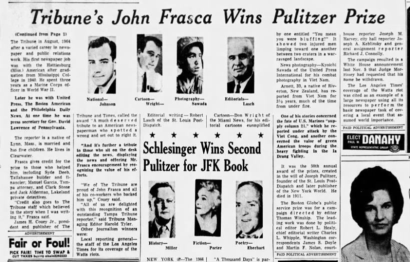 Tribune's John Frasca Wins Pulitzer Prize (cont'd)