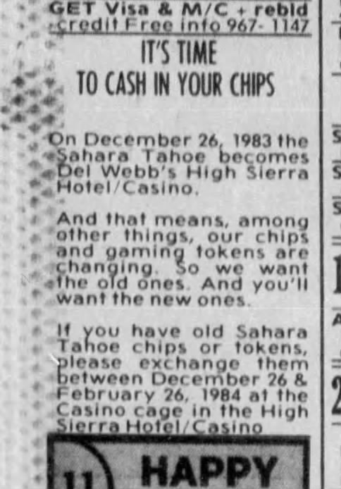 It's time to cash in your chips