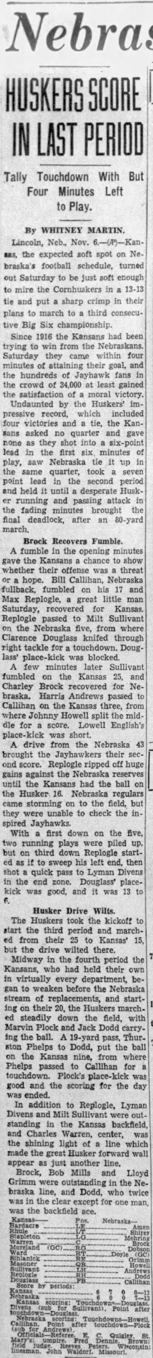 1937 Nebraska-Kansas AP