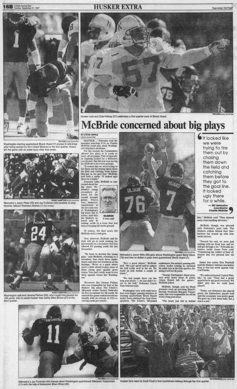 1997 Nebraska-Washington football LJS4