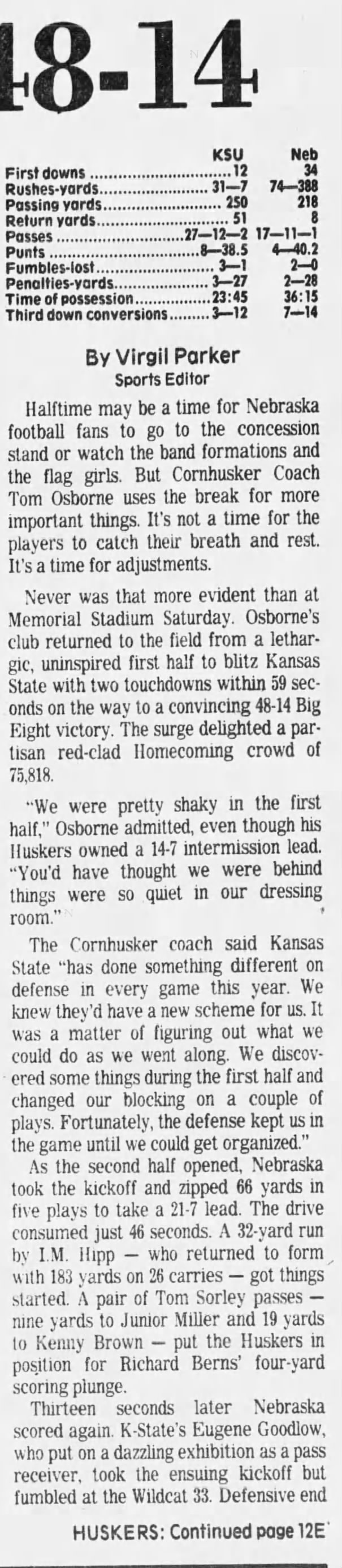 1978 Nebraska-Kansas State LJS1