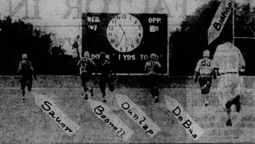 1931 George Sauer pick six vs Oklahoma