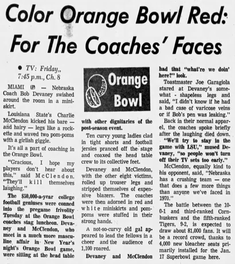 1970.12.29 Orange Bowl Stag AP story