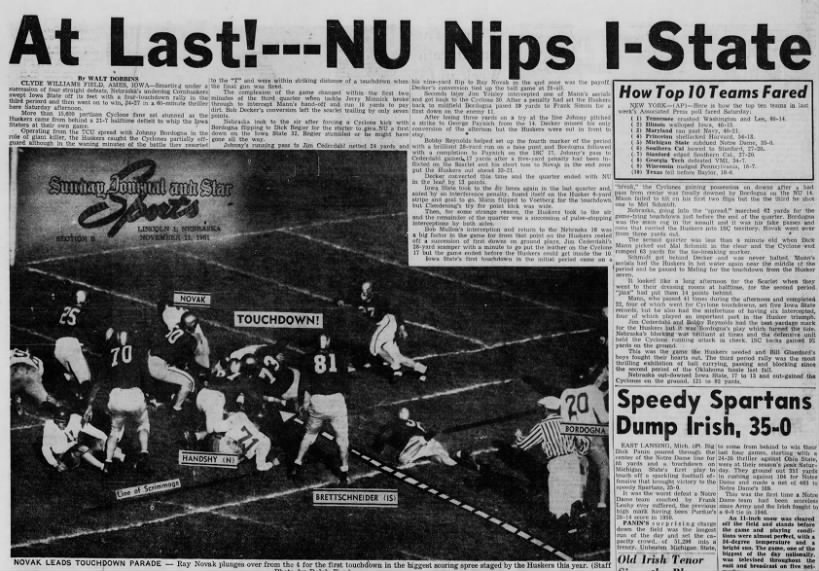 1951 Nebraska-Iowa State football