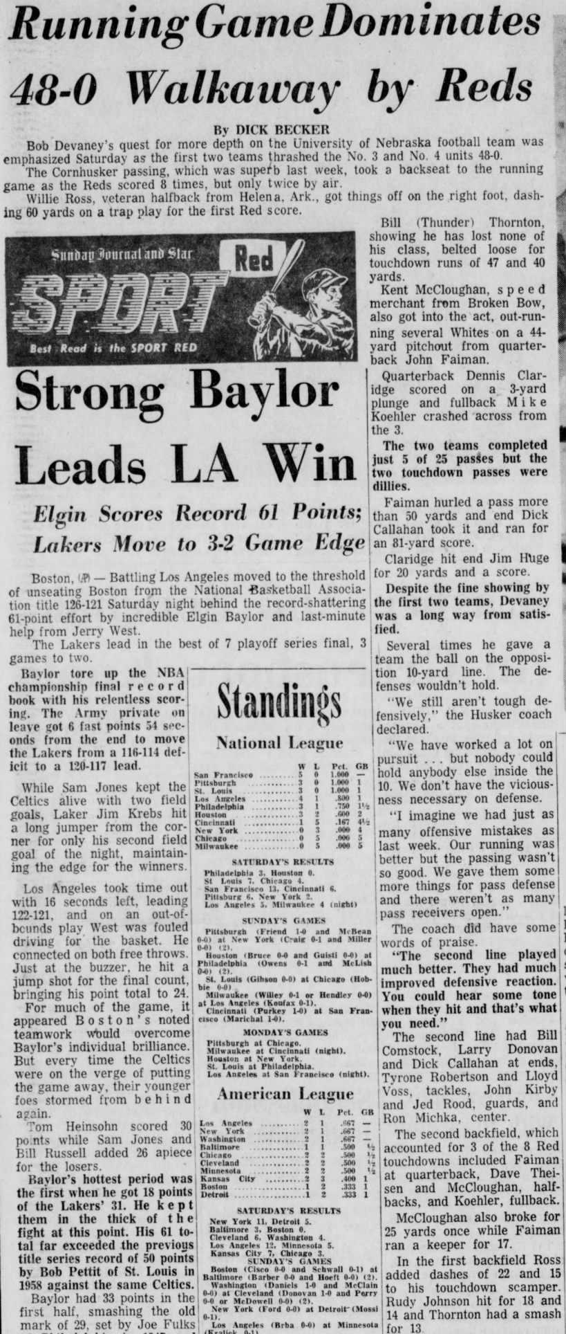 1962 lopsided scrimmage
