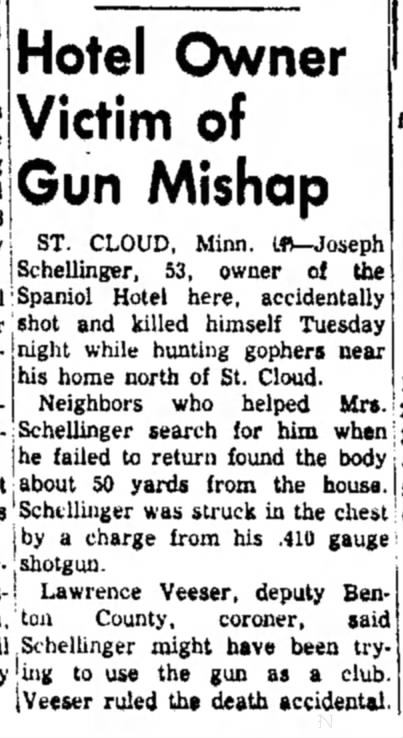 The Austin (Minnesota) Daily Herald, 29 May 1957, page 1.