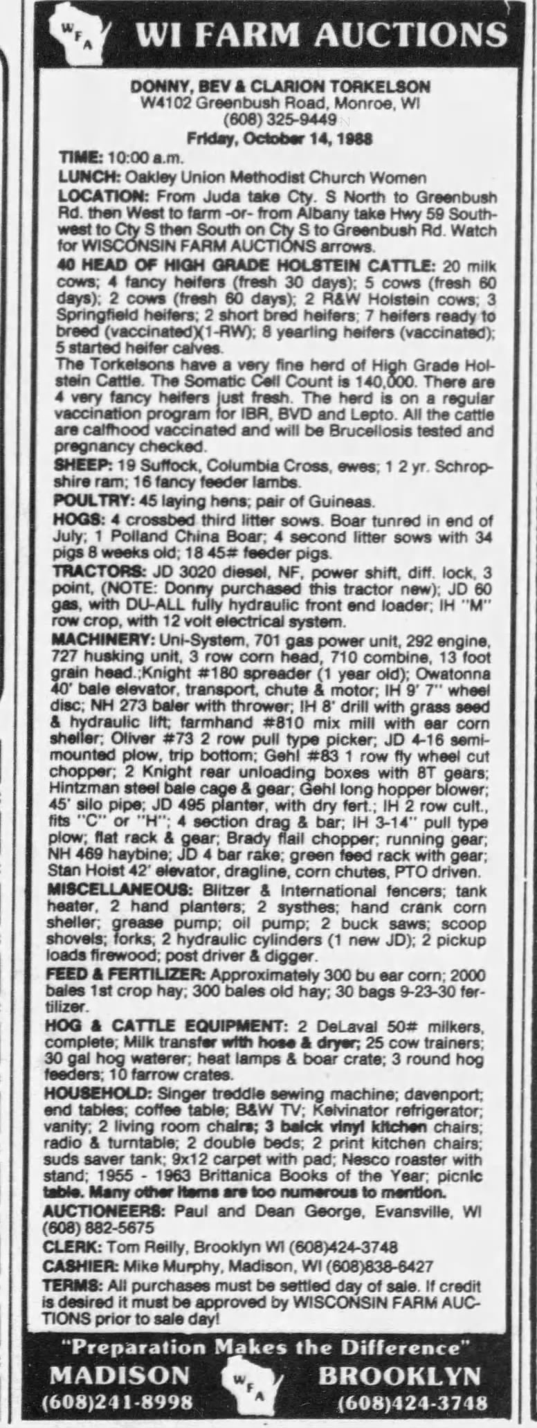 Wisconsin State Journal Oct 9, 1988
