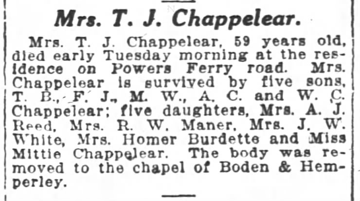 Mrs. T. J. Chappelear 
Oct. 17, 1917  p. 2