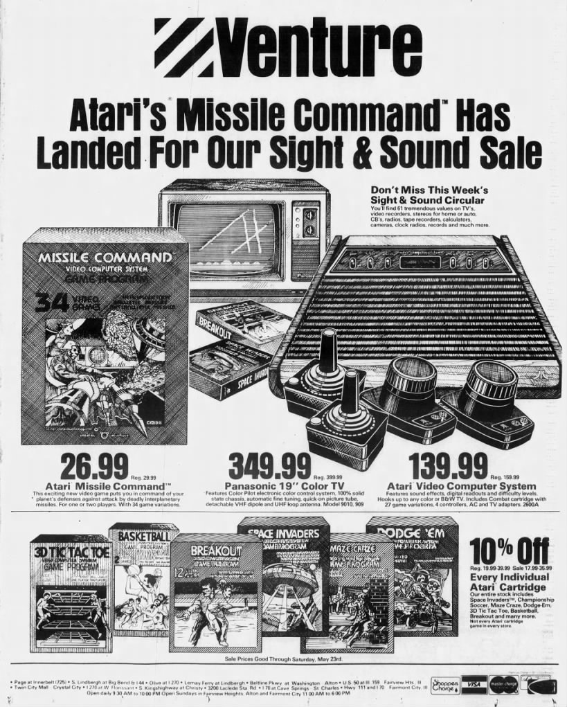 Atari 2600: Venture (May 10, 81)