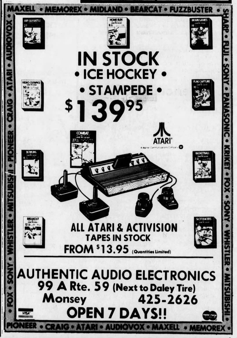 Atari 2600: AUTHENTIC AUDIO ELECTRONICS (Dec 18, 81)