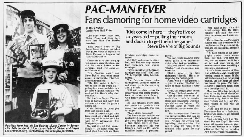 Atari 2600 News: Pac-Man Fever (Mar 1, 1982)