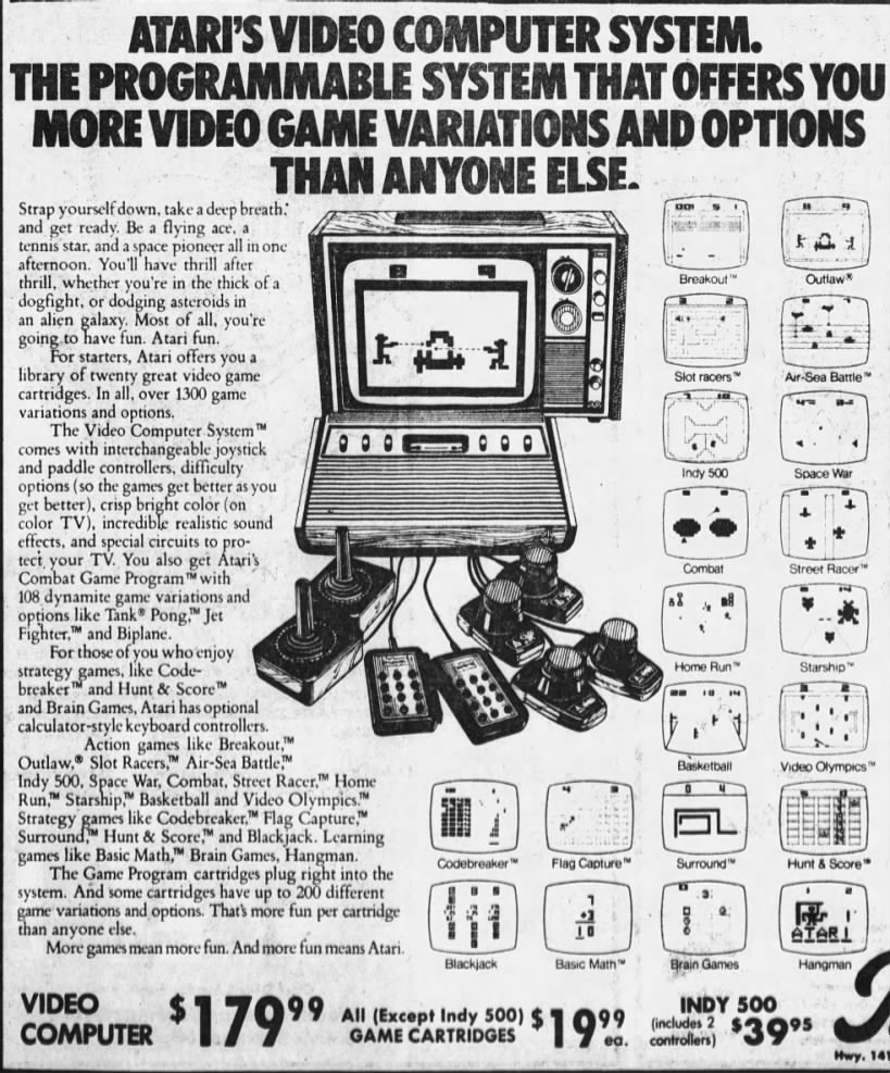 Atari 2600: Brunettes (Nov 2, 78)