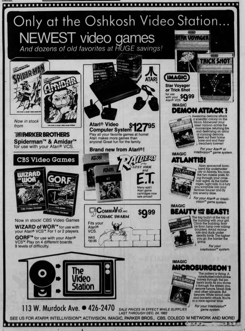 Atari 2600: The Video Station (Dec 19, 82)
