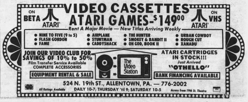 Atari 2600: The Video Station (Mar 7, 81)