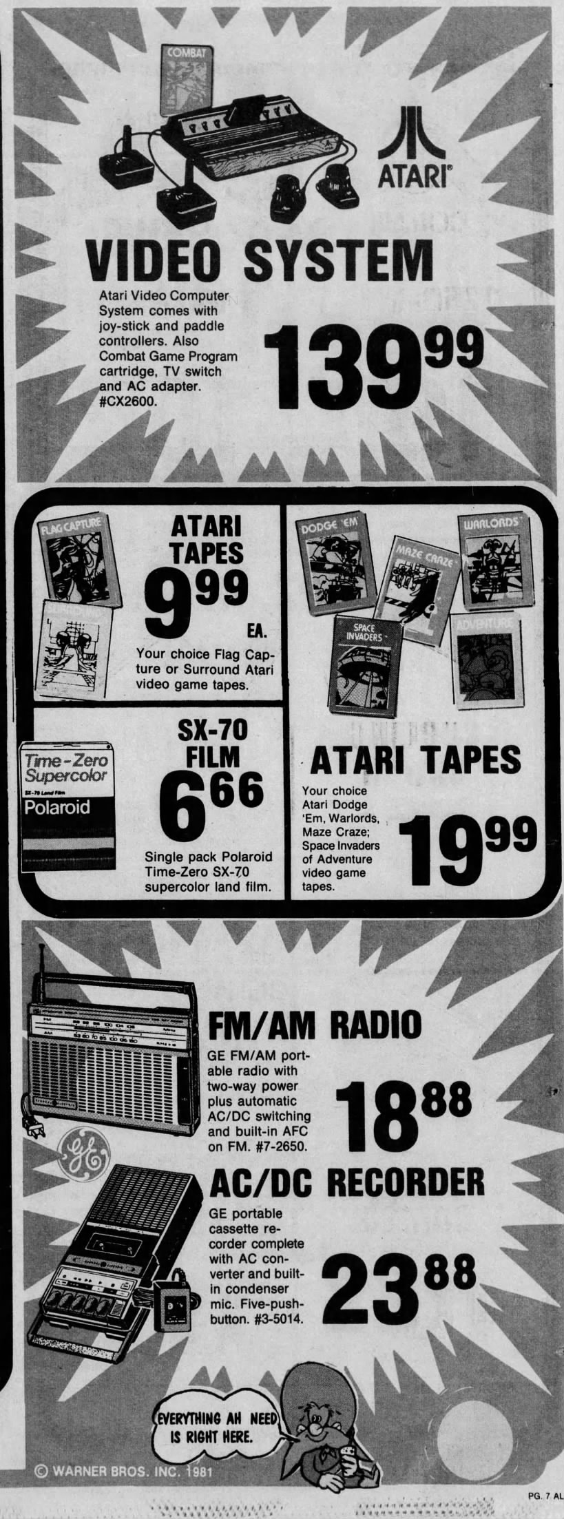 Atari 2600: SKAGGS (Jul 15, 81)