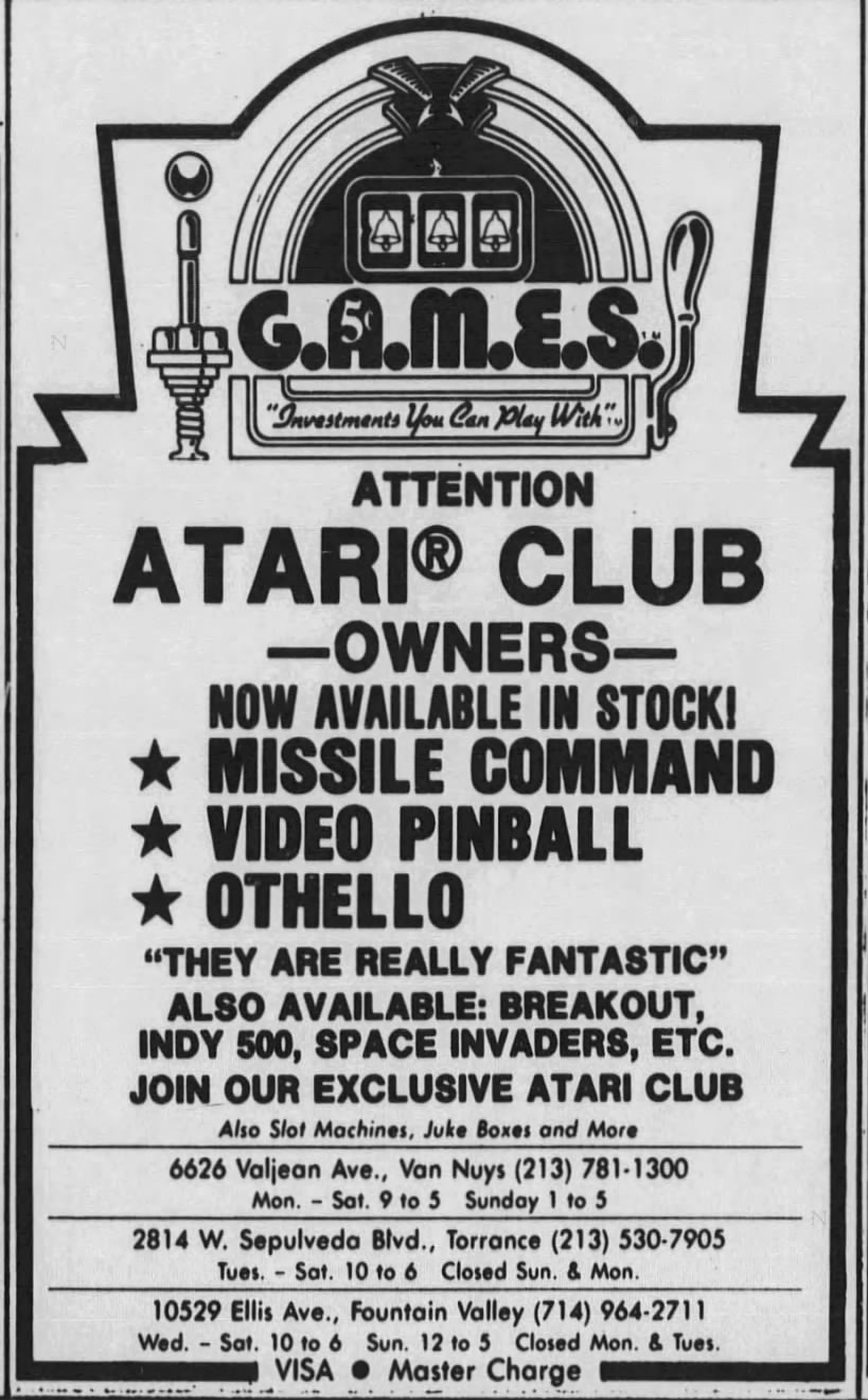 Atari 2600: G.A.M.E.S. (Apr 29, 81)