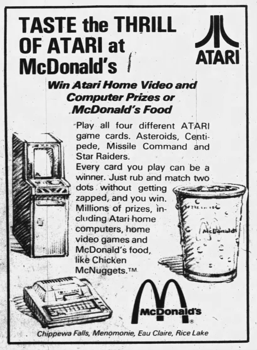 Atari 2600: McDonald's (Aug 19, 82)