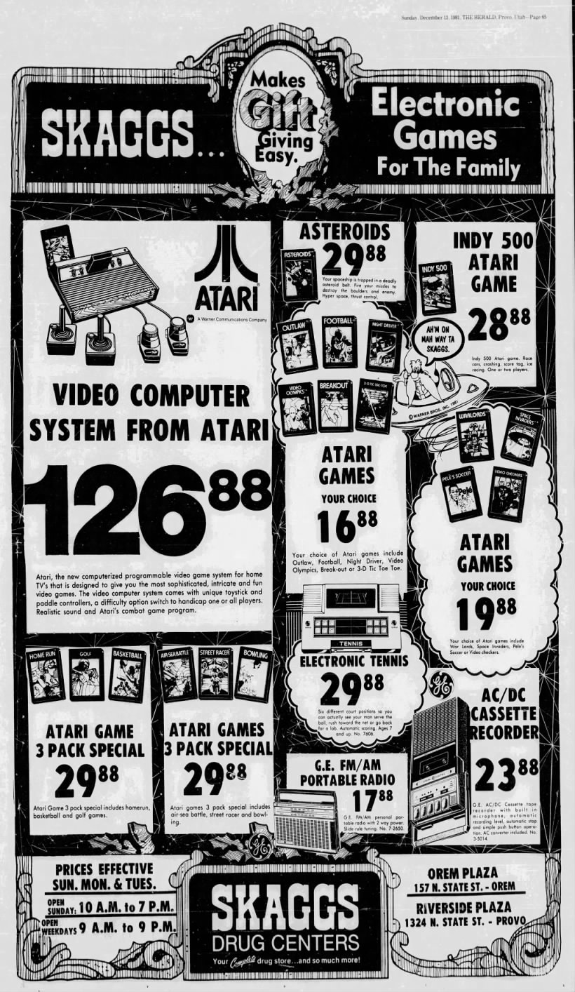 Atari 2600: SKAGGS (Dec 13, 81)