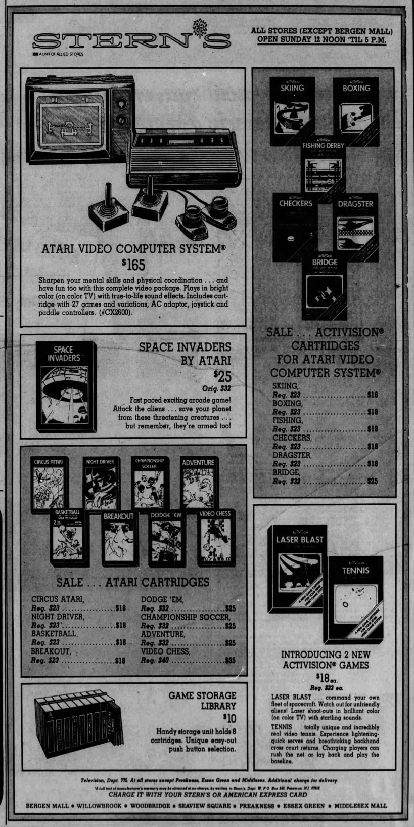 Atari 2600: STERN'S (Mar 22, 81)
