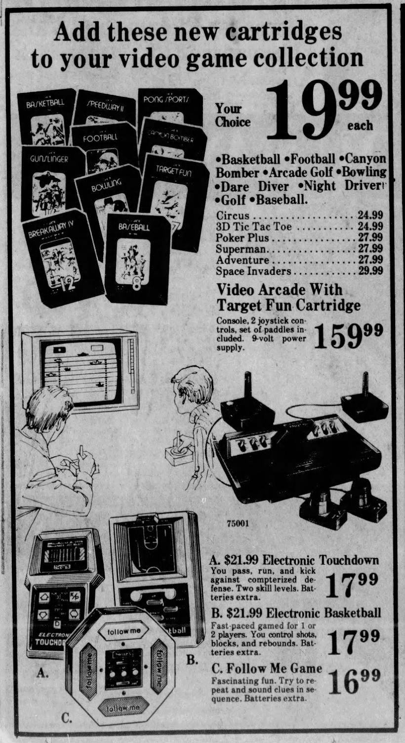 Atari 2600: Sears (Aug 19, 80)