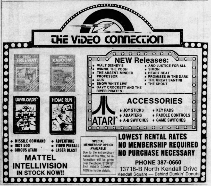 Atari 2600: THE VIDEO CONNECTION (Jul 23, 81)